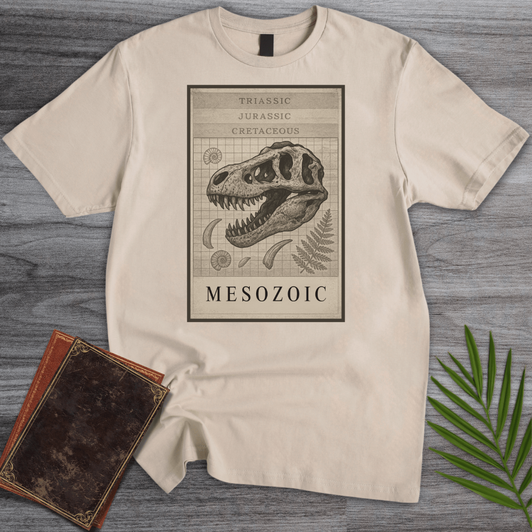 T-Shirt Sand / S Mesozoic Skull Study T-Shirt
