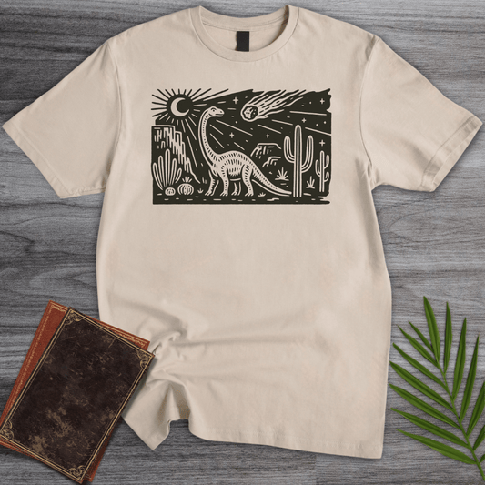 T-Shirt Sand / S Meteor Dino Sunset T-Shirt