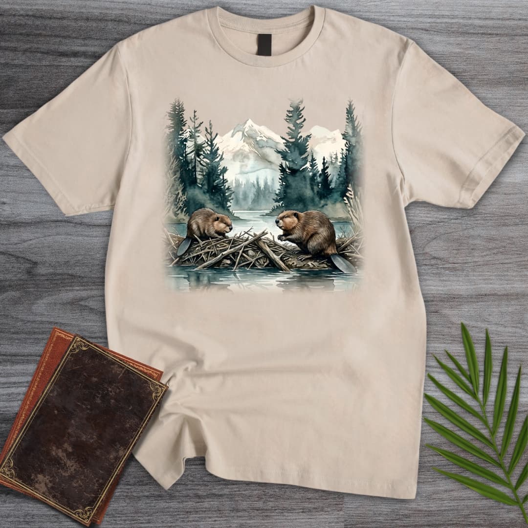 T-Shirt Sand / S Misty Dam Beavers T-Shirt