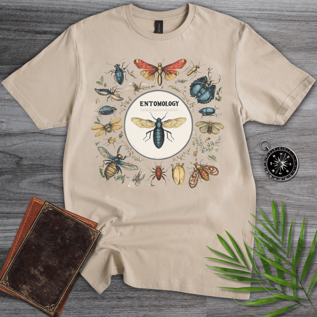 T-Shirt Sand / S Mixed Bugs Entomology T-Shirt