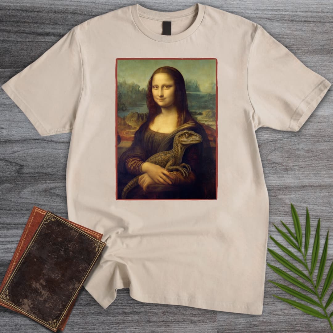 T-Shirt Sand / S Mona Lisa Raptor T-Shirt