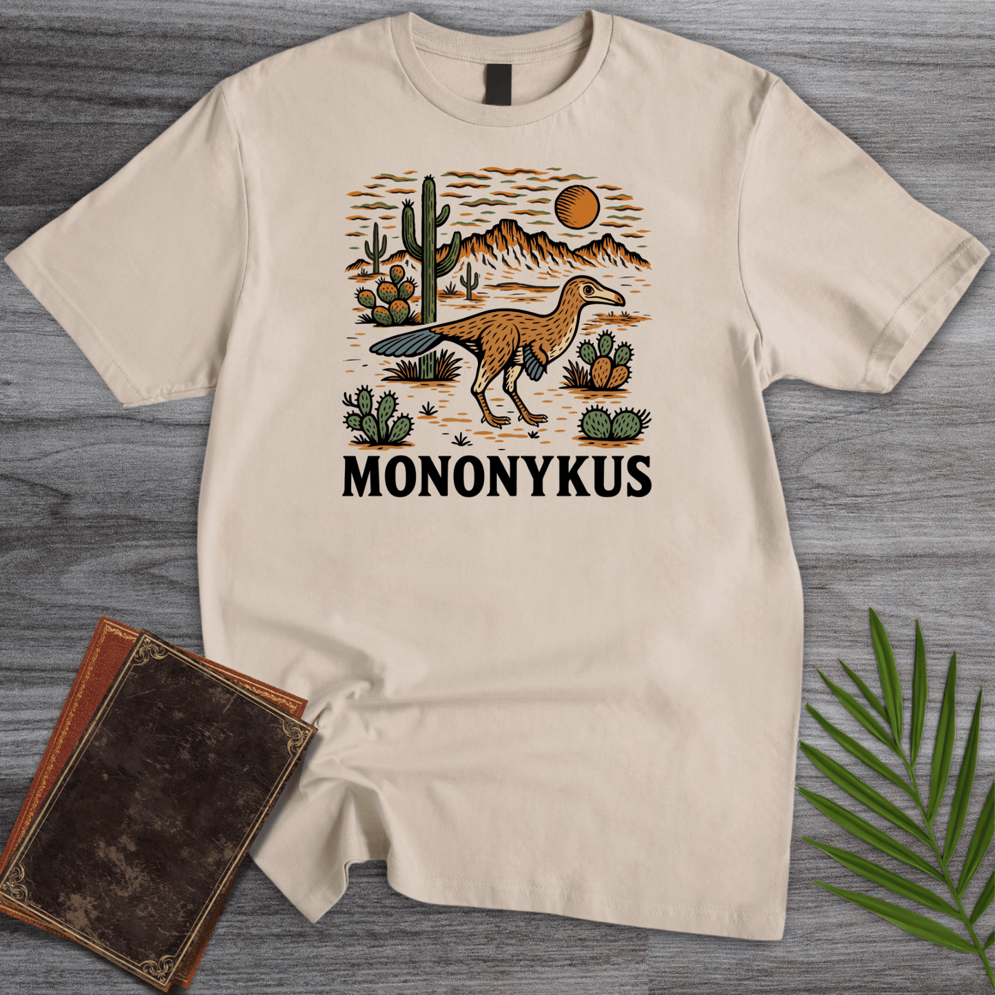 T-Shirt Sand / S Mononykus Desert Long Owl T-Shirt