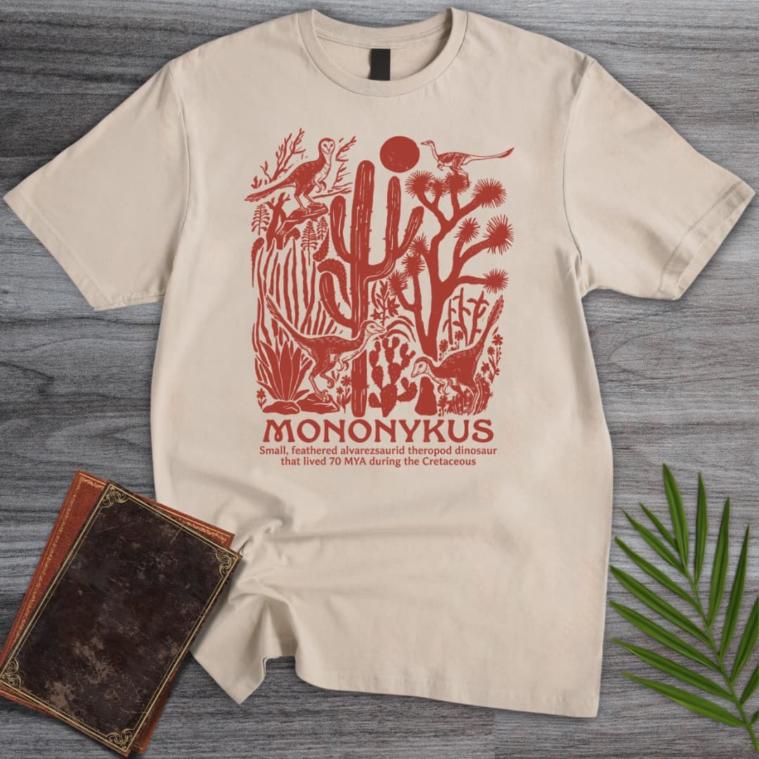 T-Shirt Sand / S Mononykus Vintage Desert T-Shirt