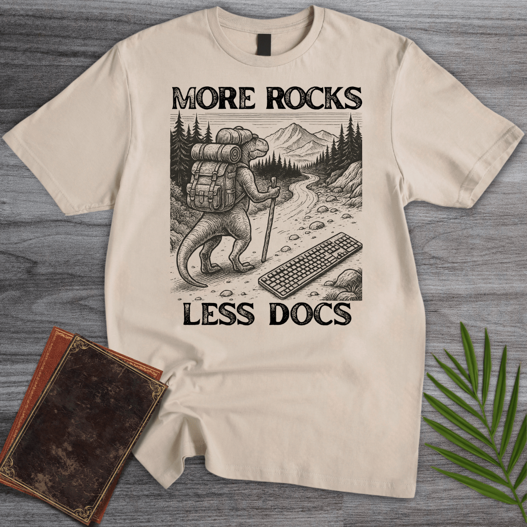 T-Shirt Sand / S More Rocks Less Docs T-Shirt
