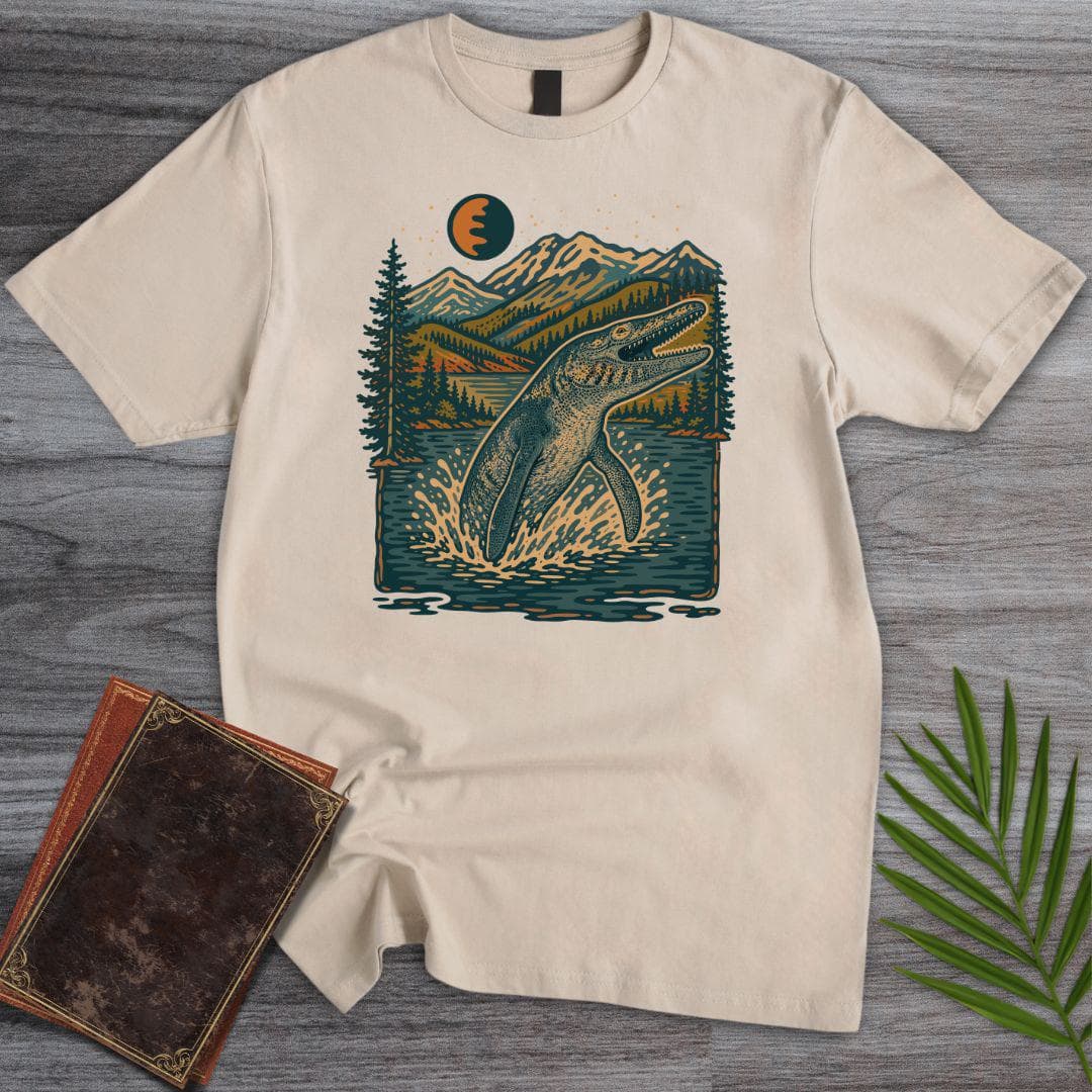 T-Shirt Sand / S Mosasaur Mountain Tide T-Shirt