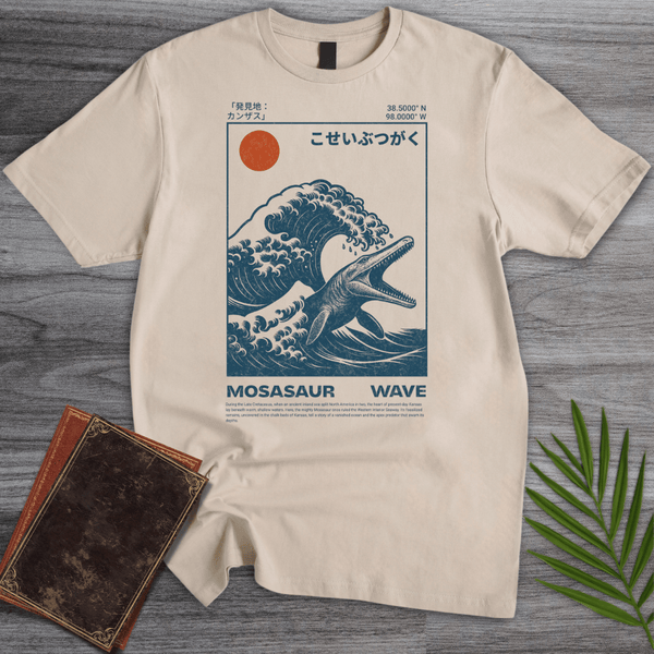 T-Shirt Sand / S Mosasaur Wave T-Shirt