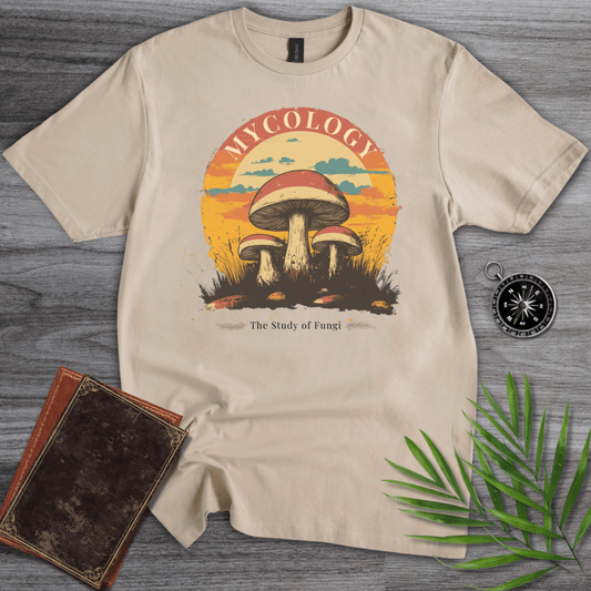 T-Shirt Sand / S MYCOLOGY: Study of Mushrooms T-Shirt