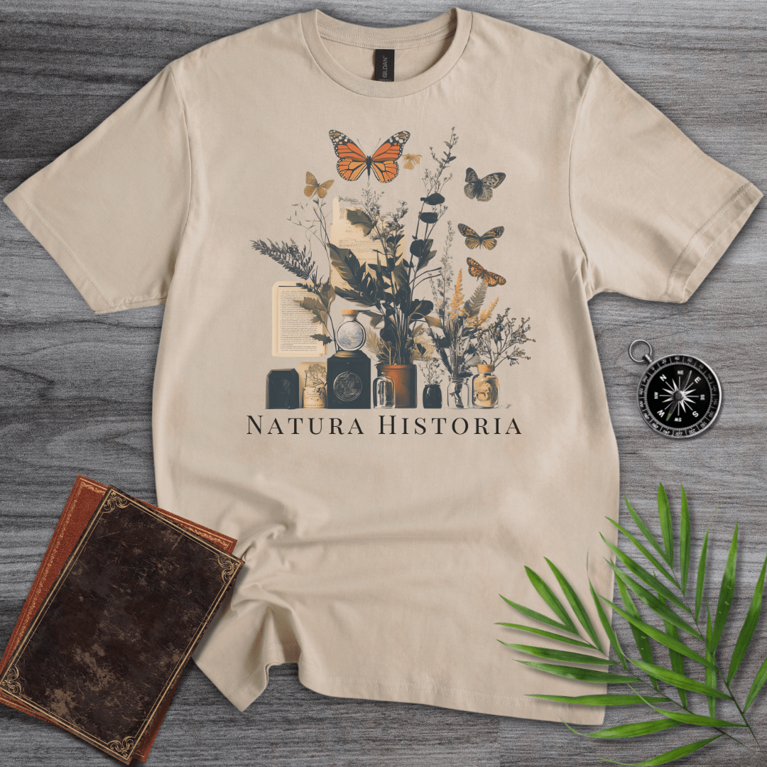 T-Shirt Sand / S Natura Historia Butterfly & Nature T-Shirt