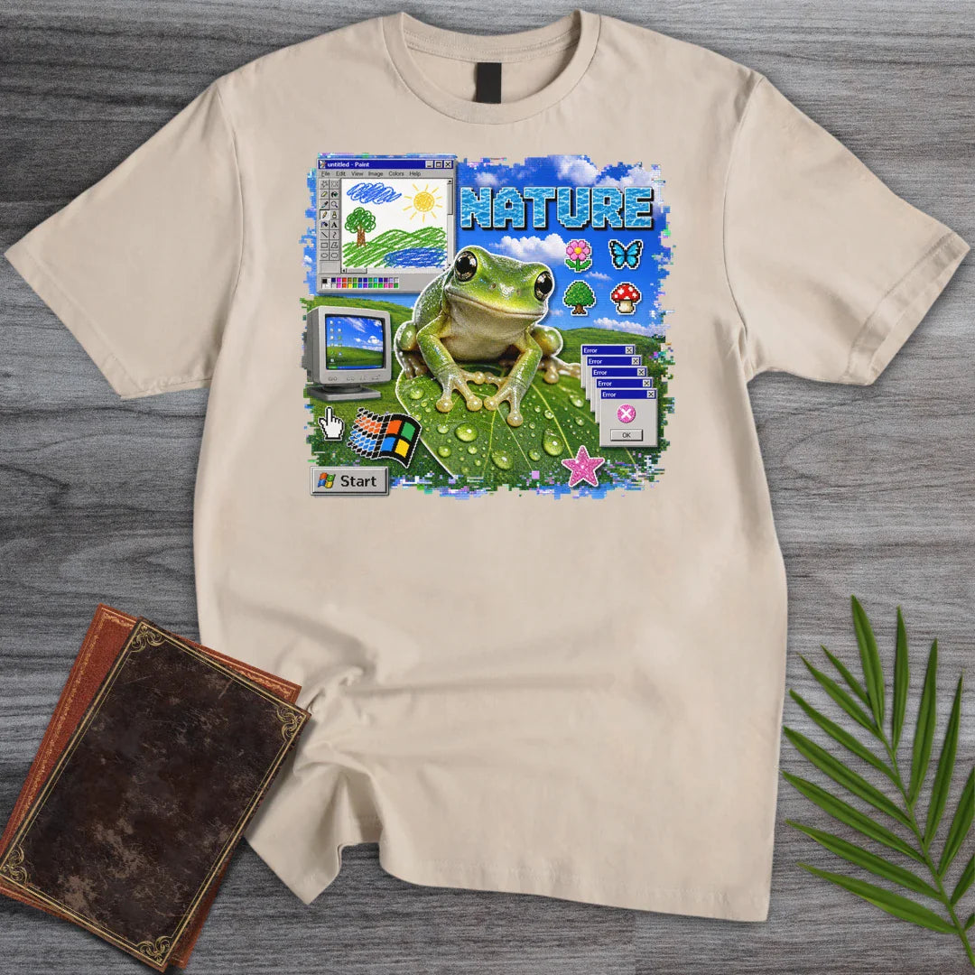 T-Shirt Sand / S Nature.exe Frog T-Shirt