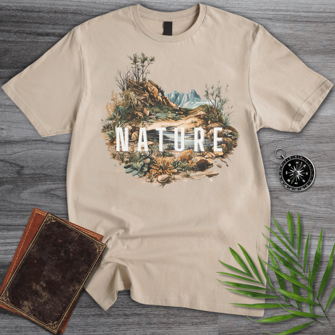 T-Shirt Sand / S NATURE: Landscape Oasis T-Shirt