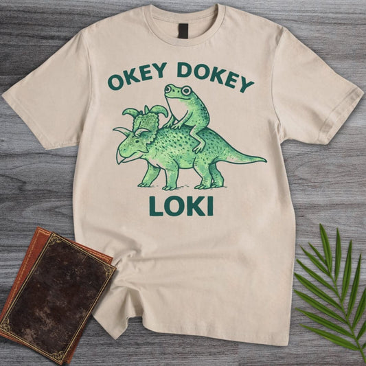 T-Shirt Sand / S Okey Dokey Loki(ceratops) T-Shirt
