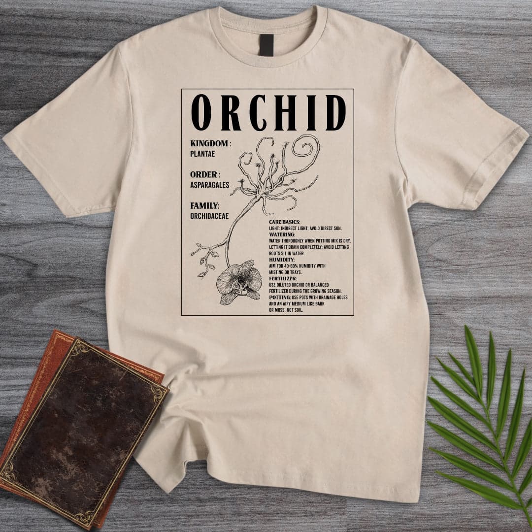Orchid Botanical Care T-Shirt – GEOCURIOSITY