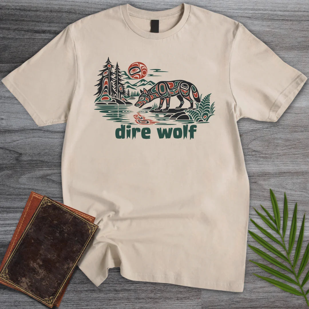 T-Shirt Sand / S Pacific Northwest Dire Wolf T-Shirt