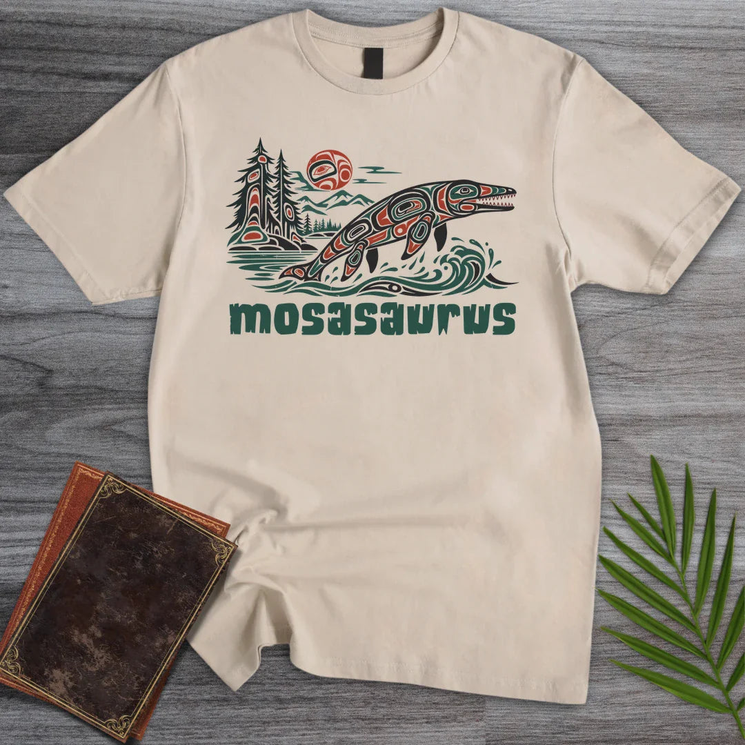 T-Shirt Sand / S Pacific Northwest Mosasaurus T-Shirt