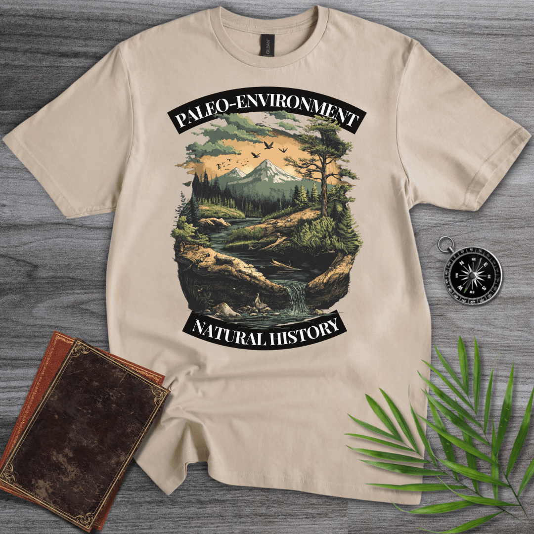 T-Shirt Sand / S Paleo-Environment: Natural Landscape T-Shirt