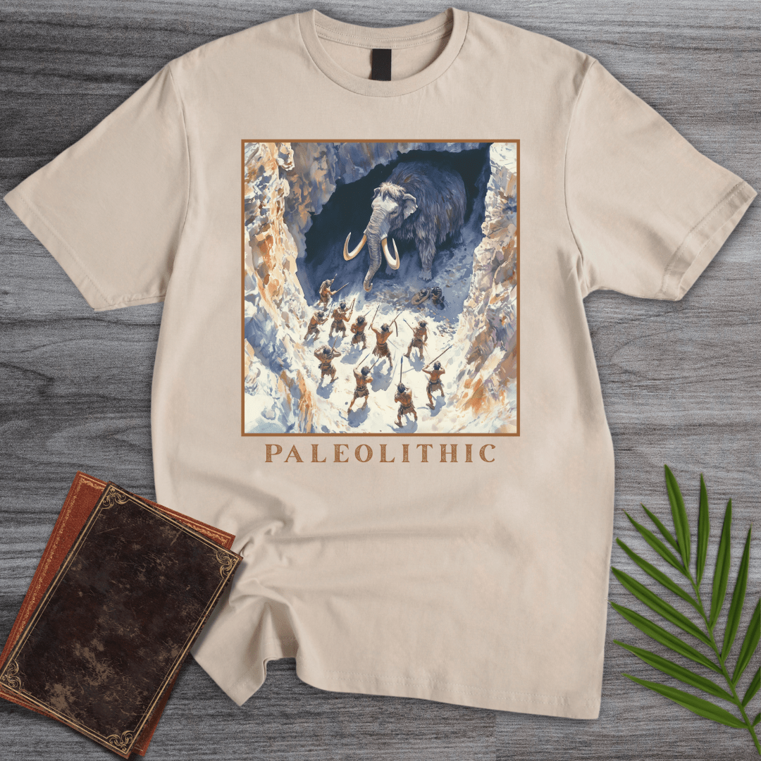 T-Shirt Sand / S Paleolithic Cave Hunting T-Shirt
