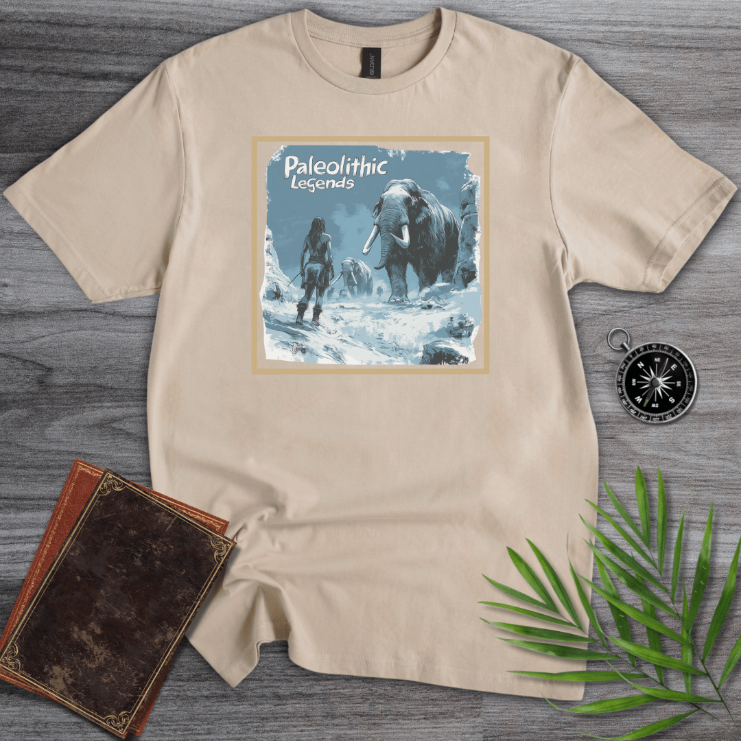 T-Shirt Sand / S Paleolithic Glacial Hunter T-Shirt