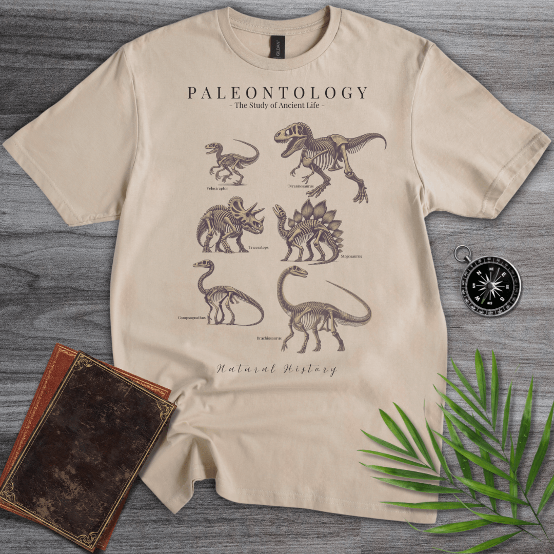 T-Shirt Sand / S Paleontology Fossil Education T-Shirt