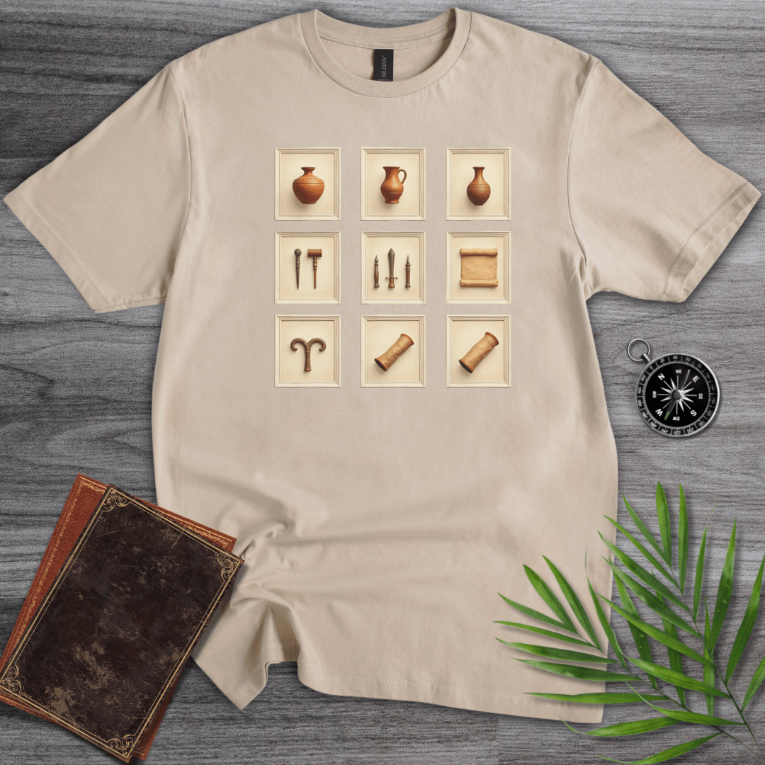 T-Shirt Sand / S Photorealistic Museum Artifact T-Shirt