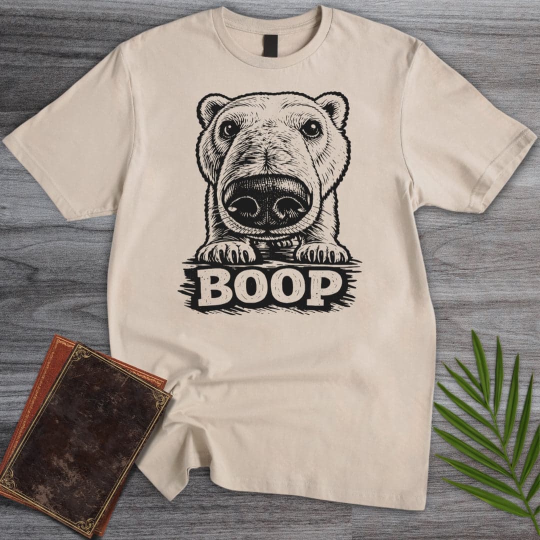 T-Shirt Sand / S Polar Bear Boop T-Shirt