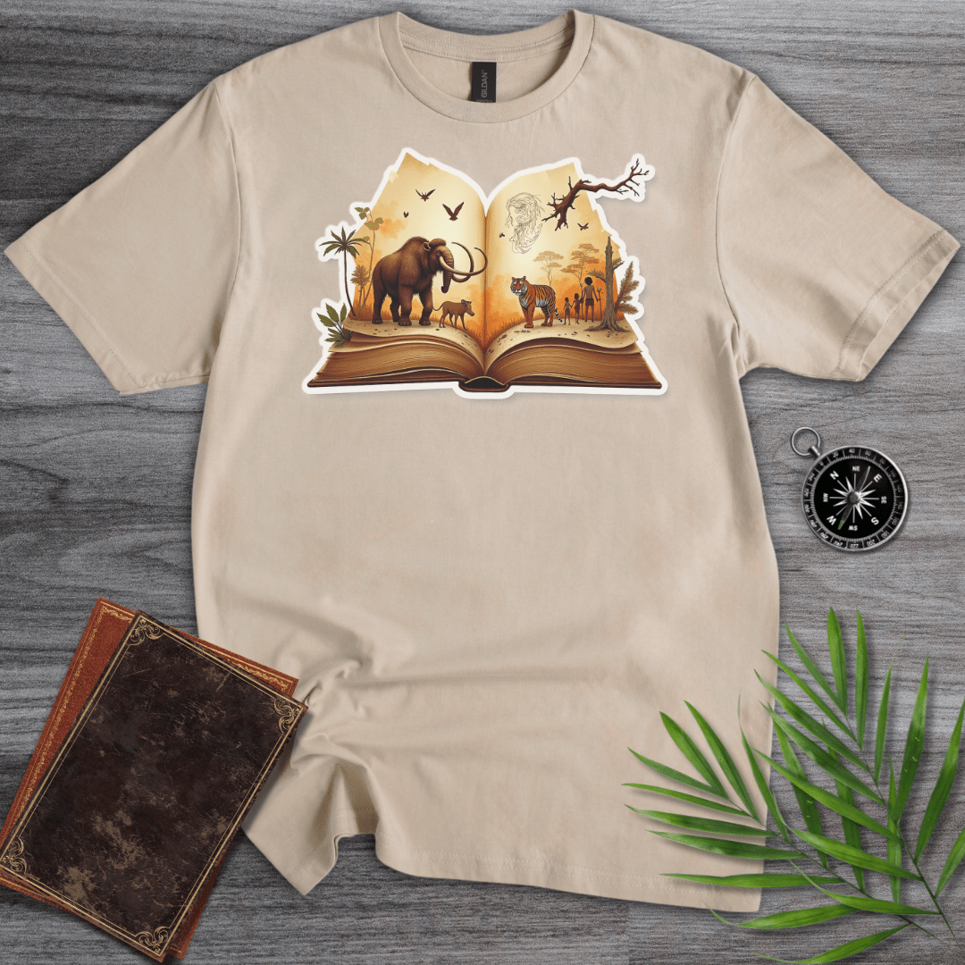 T-Shirt Sand / S Prehistoric Stories: B.C.E. T-Shirt