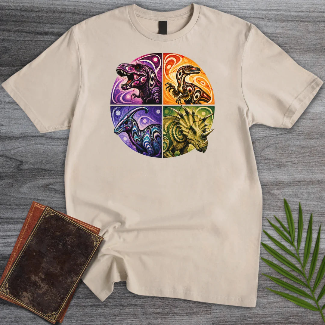 T-Shirt Sand / S Prismatic Dinosaur Spirits T-Shirt