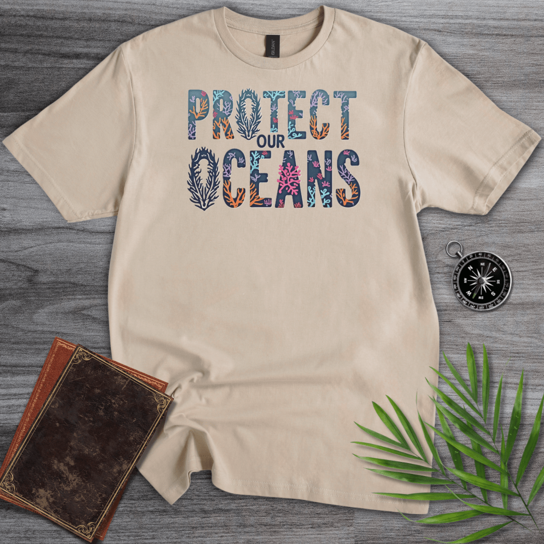 T-Shirt Sand / S Protect Our Oceans T-Shirt