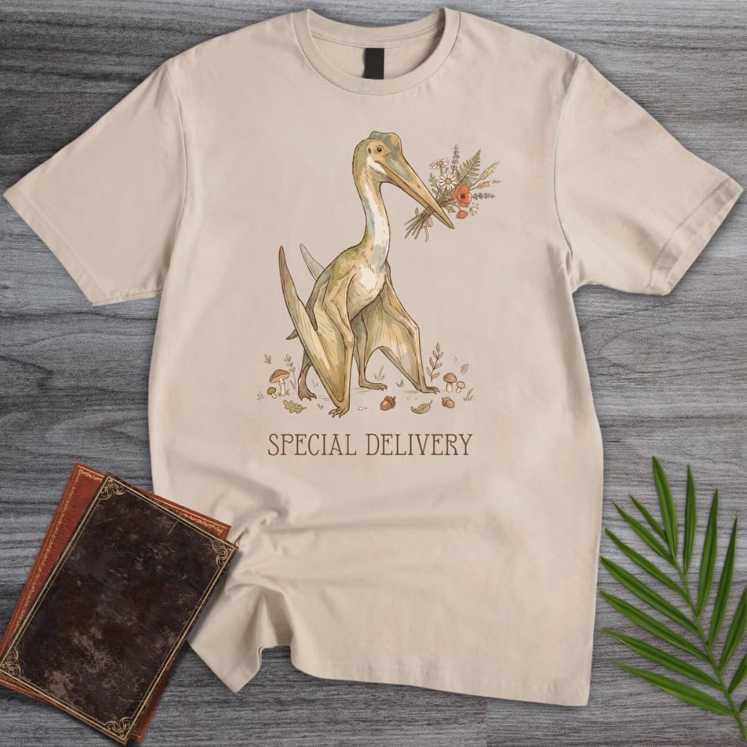 T-Shirt Sand / S Quetzalcoatlus Post Delivery T-Shirt