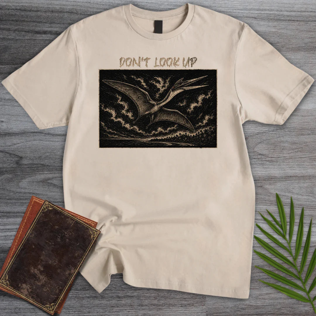 T-Shirt Sand / S Quetzalcoatlus Sky Horror T-Shirt