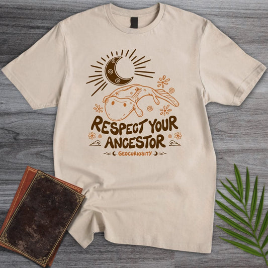 T-Shirt Sand / S Respect your Tiktaalik Ancestor T-Shirt