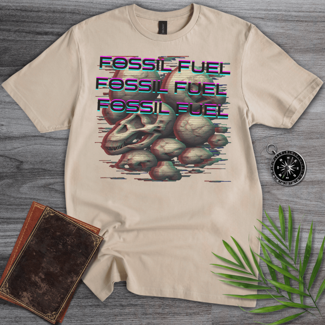 T-Shirt Sand / S Retro Fossil Fuel T-Shirt