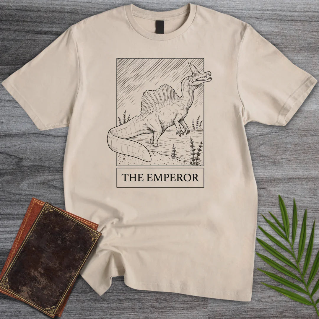 T-Shirt Sand / S River Emperor Spinosaurus T-Shirt