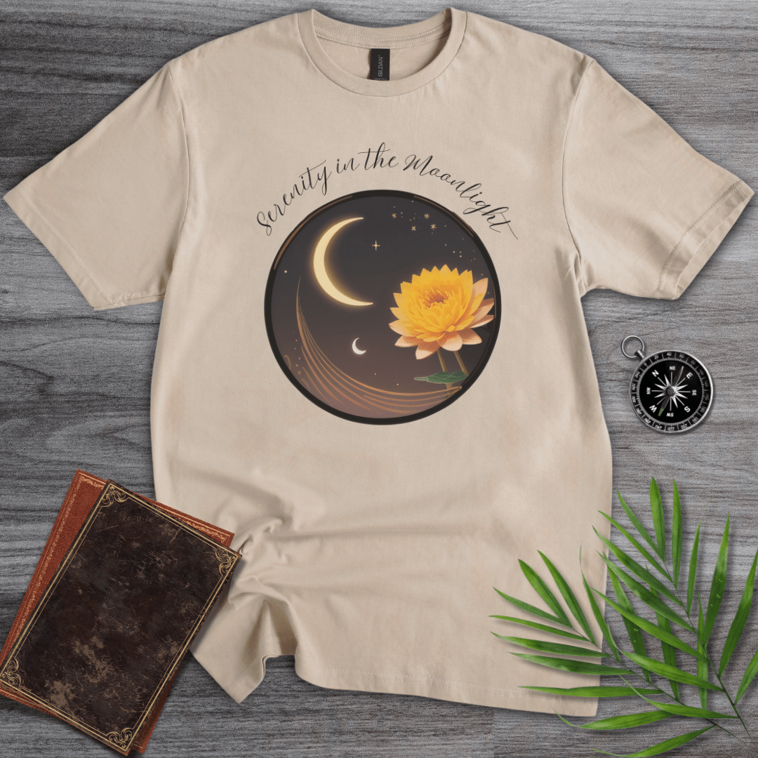 T-Shirt Sand / S Serenity in the Moonlight T-Shirt