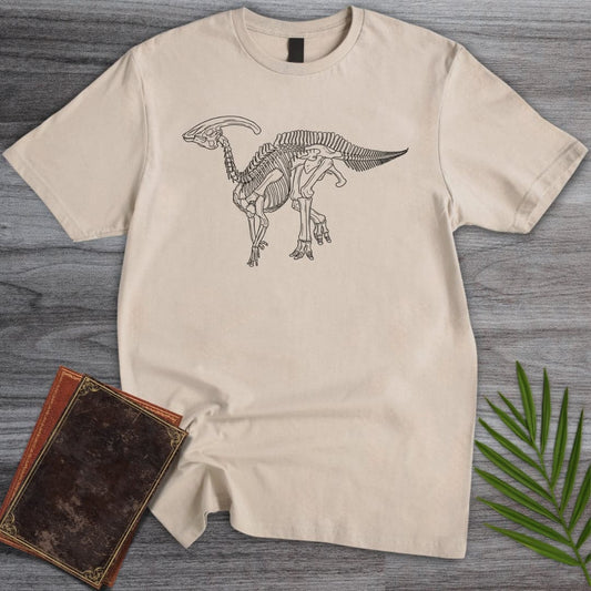 T-Shirt Sand / S Simple Parasaurolophus Fossil T-Shirt