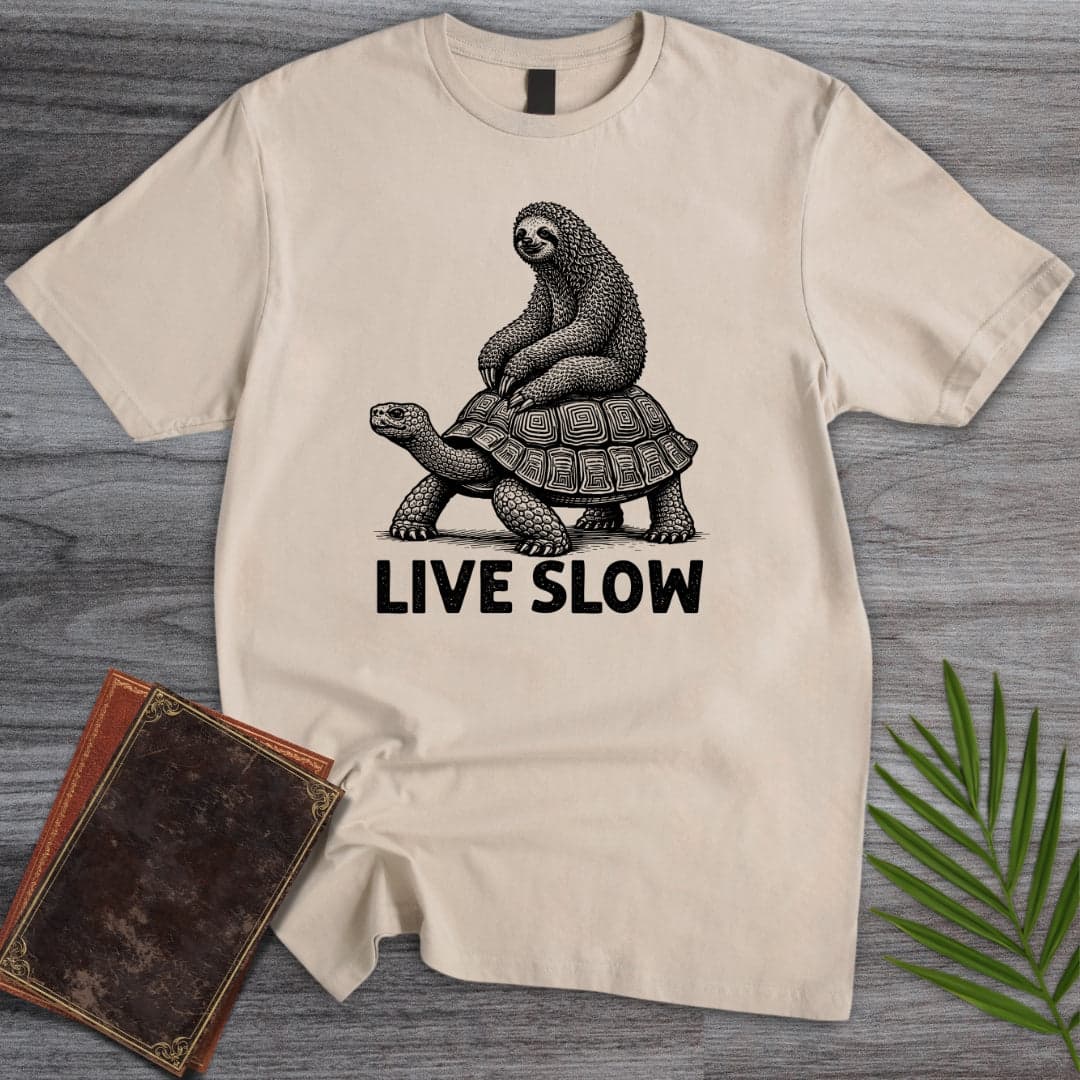T-Shirt Sand / S Slow and Steady Livin T-Shirt