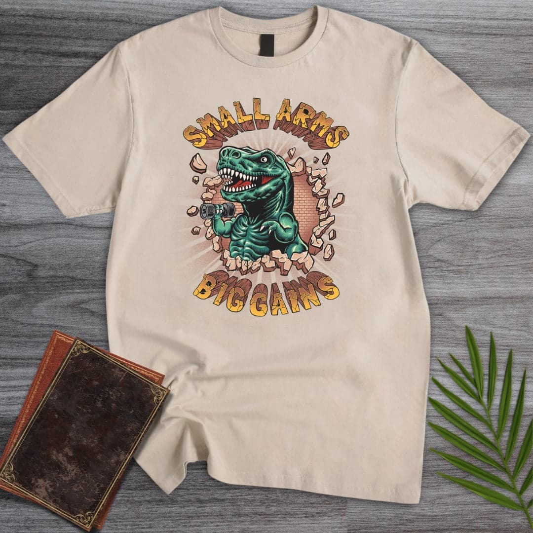 T-Shirt Sand / S Small Arms Big Gains T-Shirt (Akbar Sansa)