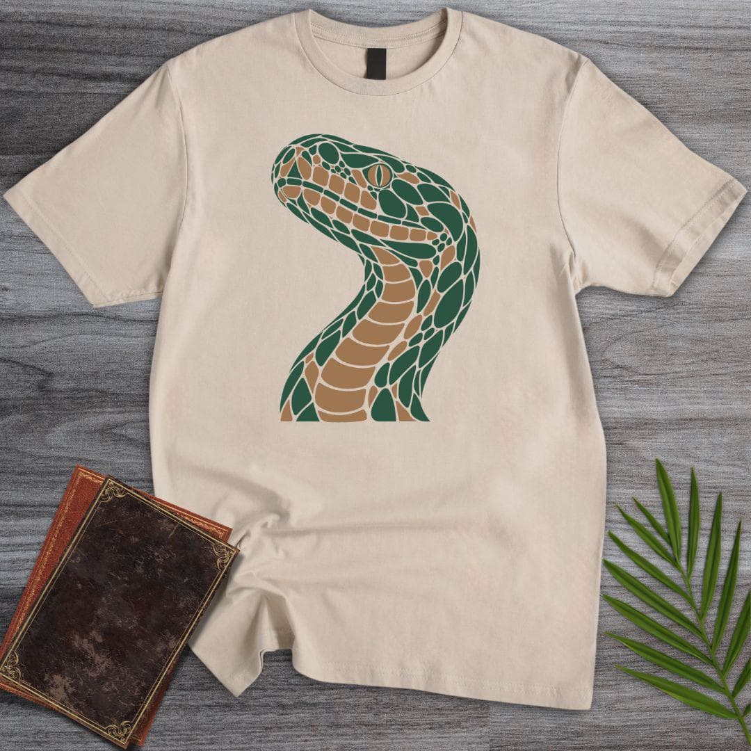T-Shirt Sand / S Snake Mosaic T-Shirt