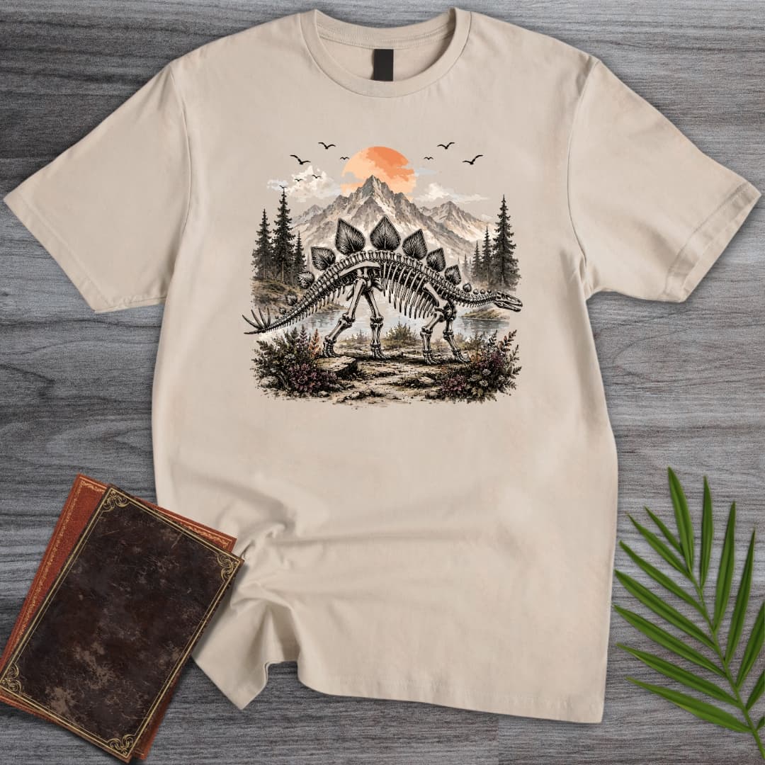 T-Shirt Sand / S Stegosaurus Forester T-Shirt