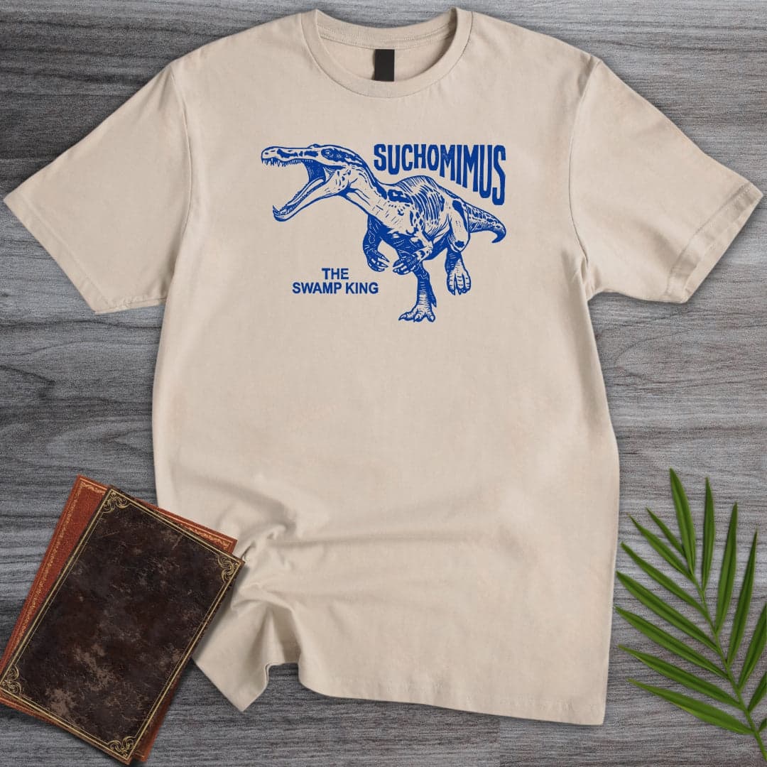 T-Shirt Sand / S Suchomimus Swamp King T-Shirt