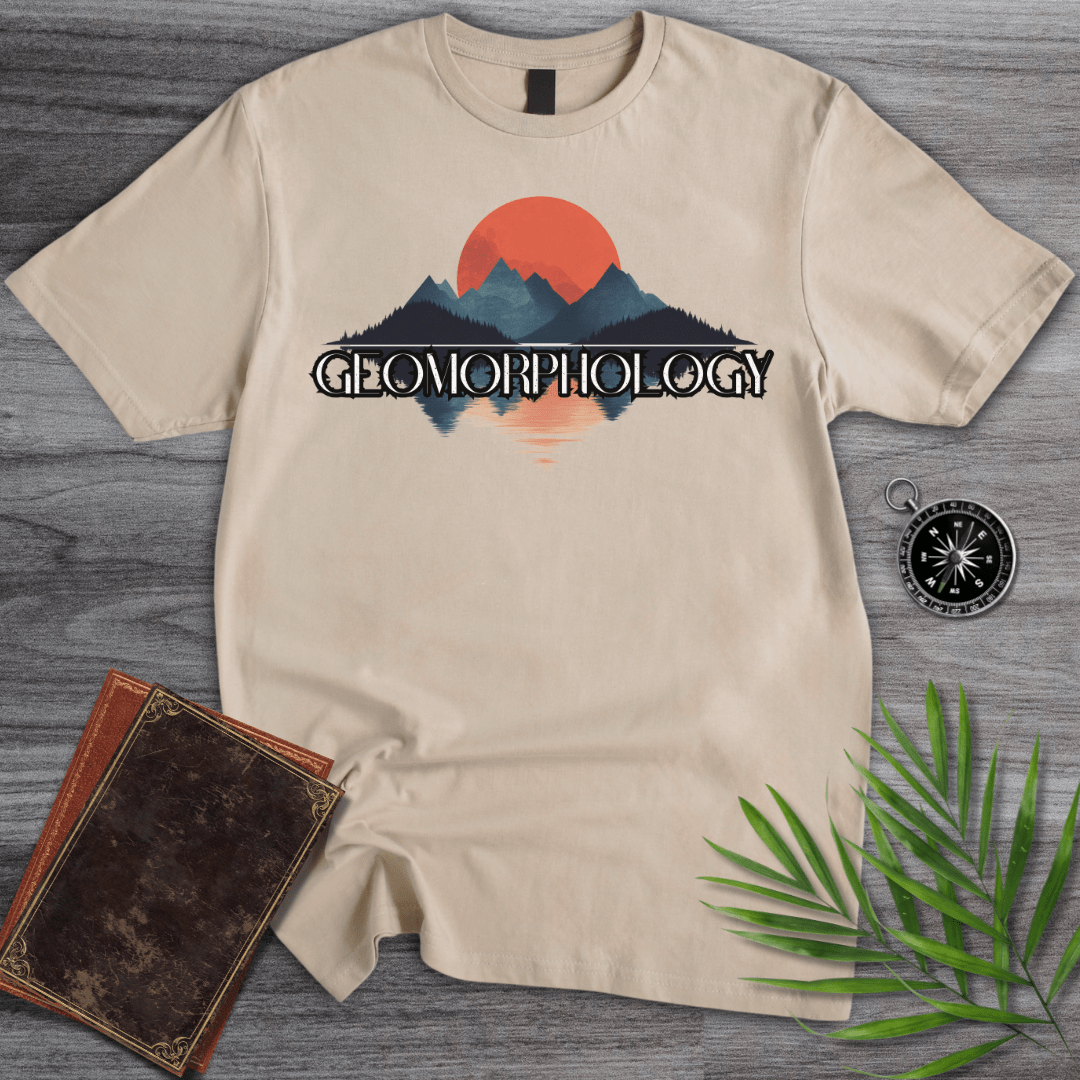 T-Shirt Sand / S Sunset Geomorphology T-Shirt