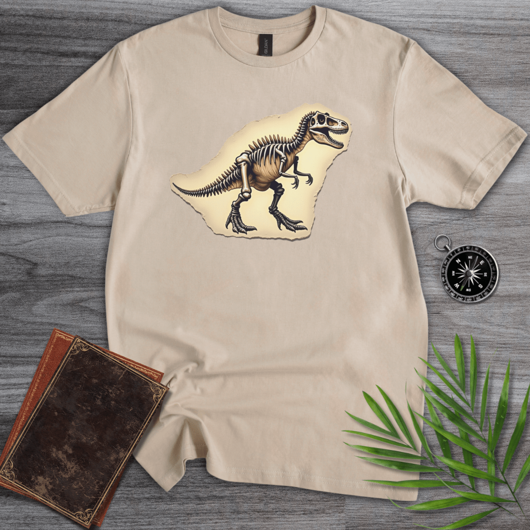 T-Shirt Sand / S T-Rex Fossil Find T-Shirt