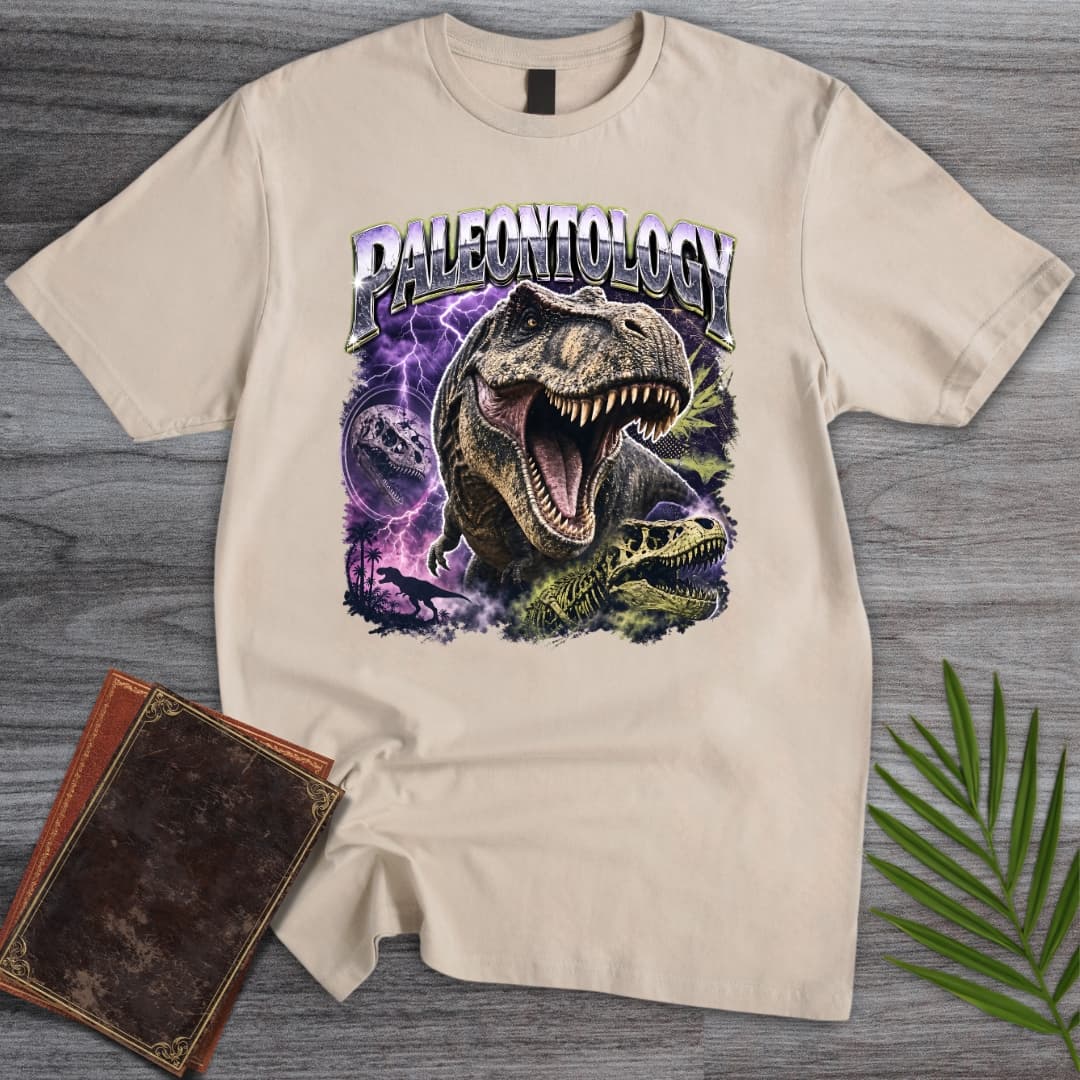 T-Shirt Sand / S T.rex Streetwear Paleontology T-Shirt