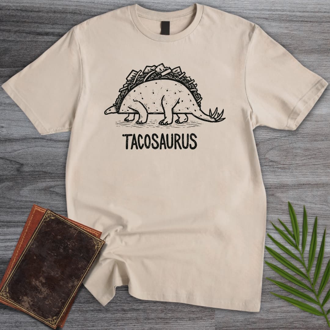 T-Shirt Sand / S Taco(stego)saurus T-Shirt