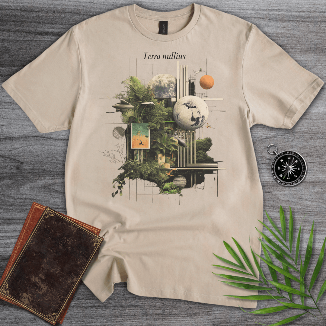 T-Shirt Sand / S Terra Nullius T-Shirt: Geometric Nature and Earth