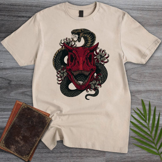 T-Shirt Sand / S The Demon Dinosaur T-Shirt