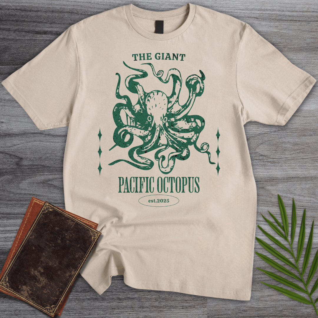 T-Shirt Sand / S The Giant Pacific Octopus T-Shirt