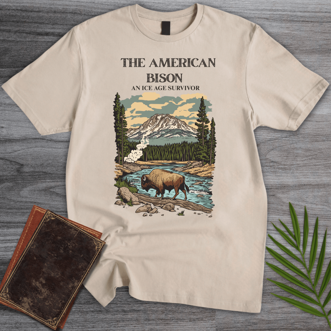 T-Shirt Sand / S The Great American Bison T-Shirt