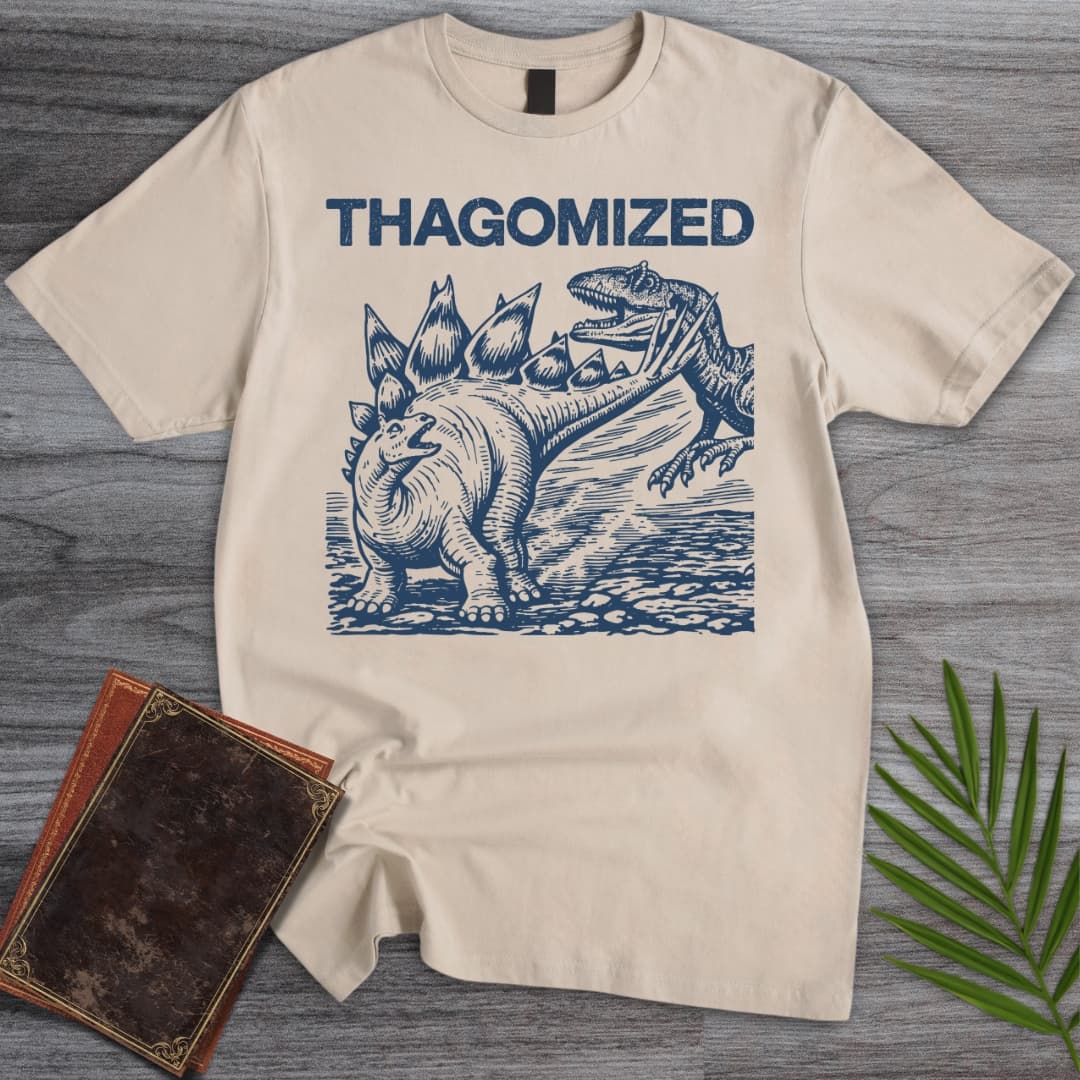 T-Shirt Sand / S The Late Jurassic Thagomizer T-Shirt