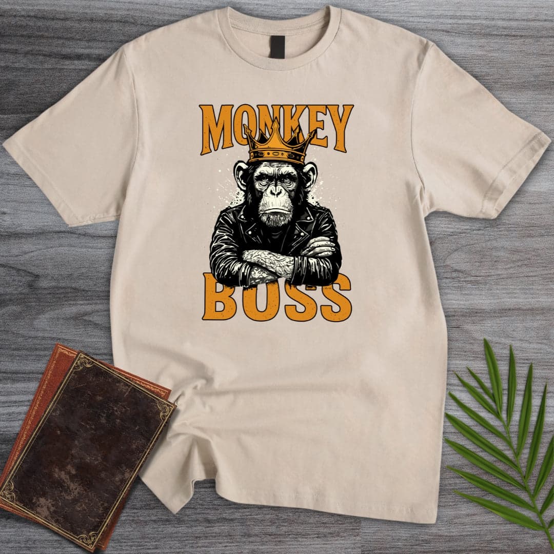T-Shirt Sand / S The Monkey Boss T-Shirt