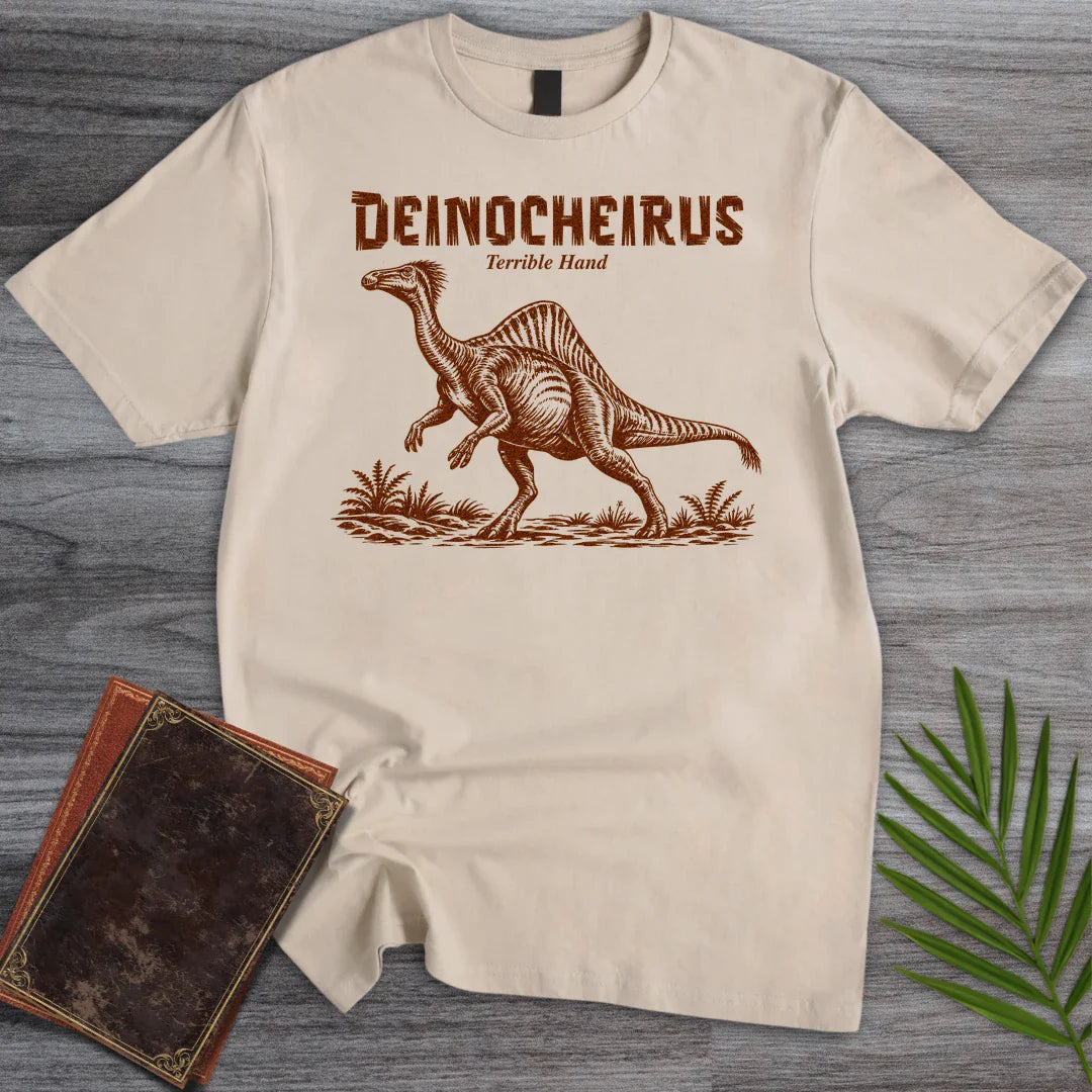T-Shirt Sand / S The New Deinocheirus T-Shirt